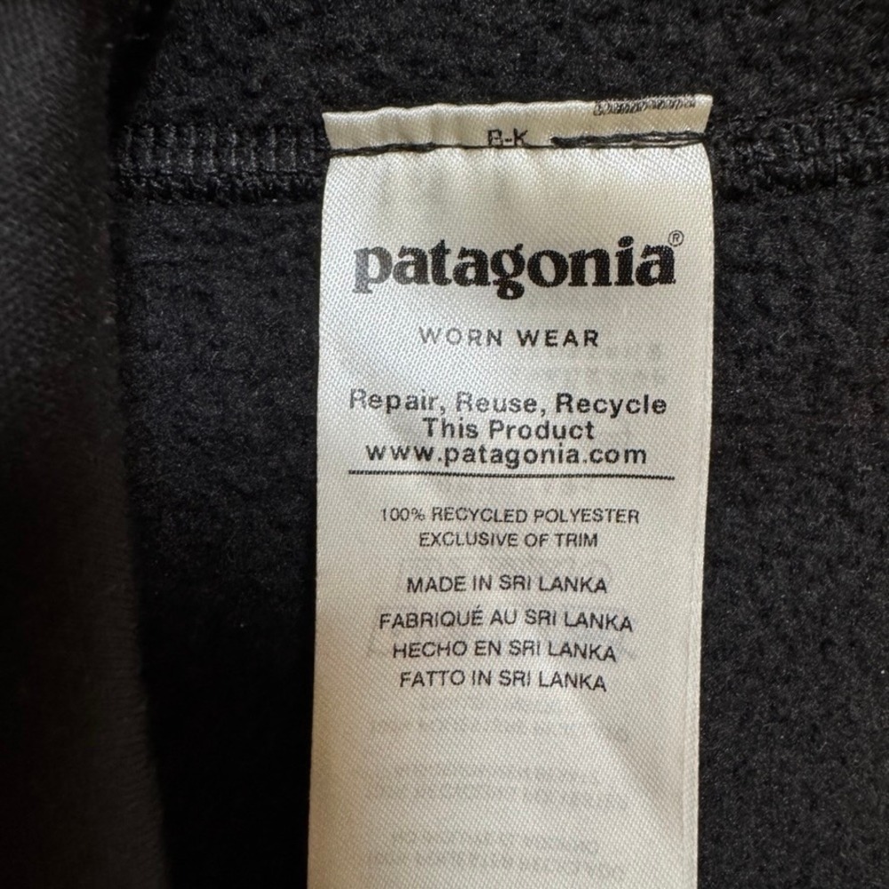 Patagonia Better Sweater Full Zip Jacket Black Heather Fleece Womens Medium - Picture 6 of 14